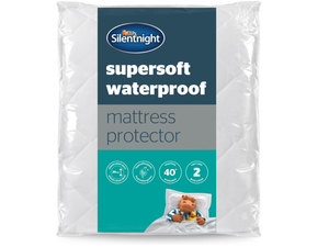 Silentnight Supersoft Waterproof Mattress 4' 6" Double Protector