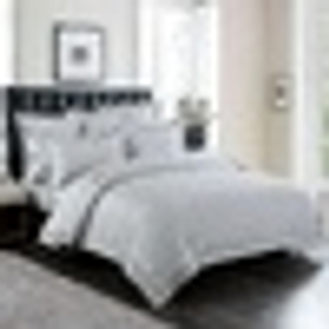 Ambassador 1000 TC Embroidered Pearl Silver Quilt