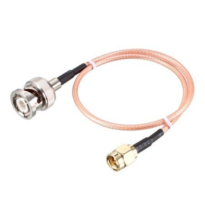 High quality 50cm rg316 patch lead bnc male to sma male