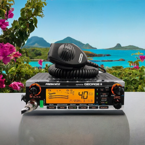 President George 2 CB Radio is a compact and efficient communication device designed for easy use.