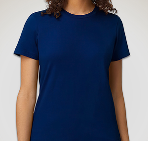 Gildan Women's Midweight Softstyle Jersey T-shirt - Navy