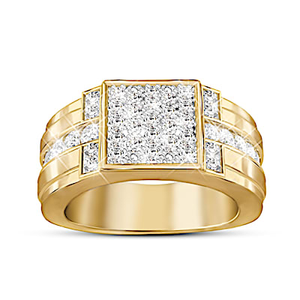 Gold Label Diamond Ring Size 9.5