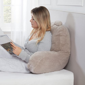 Nicole Day Reading Pillow Grey