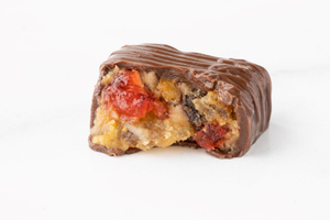 Milk Chocolate Covered Fruitcake Squares - 16ct