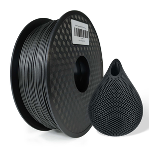 1 x PETG Carbon Fiber 3D Filament 1.75mm Black - 1KG