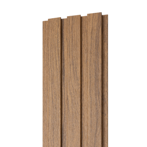 18mm Woodlux Teak Wood Wall Panel 275x12cm