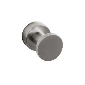 Tecno Single Robe Hook - Small Satin Nickel Plate