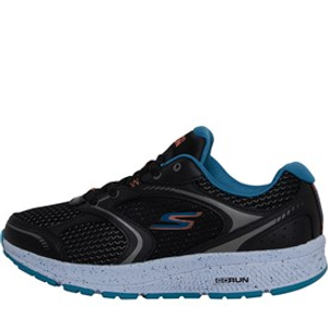 SKECHERS Womens Go Run Consistent Dynamic Energy Neutral Running Shoes Black/Purple