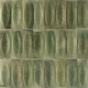 Gleeze Giada Green Eye Decor Porcelain Floor and Wall Tile 75x200mm