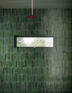 Lume Green Gloss Porcelain Wall and Floor Tile 240x60mm