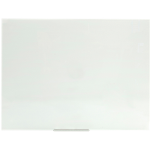 Unbranded Glassboard Wall Mounted Magnetic Single Sided 120 (W) x 90 (H) cm White