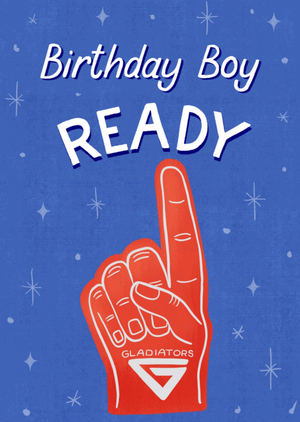 Birthday Boy Ready Card