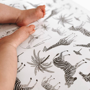 Mabel & Fox - Wedge Baby Changing Mat - Safari