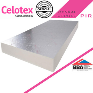 150mm Celotex XR4150 PIR Insulation Board - 2400mm x 1200mm x 150mm