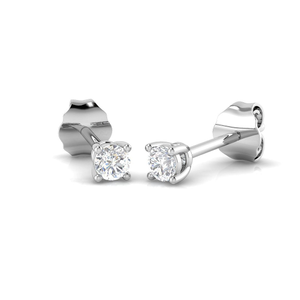 Lab Diamond Stud Earrings 0.15ct G/VS in 925 Silver