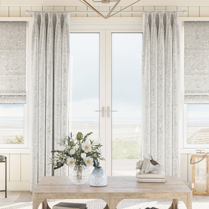 Aviary Velvet, Feather Grey - Made to Measure Curtain