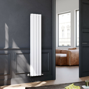 ELEGANT 1600 x300mm Vertical Designer Double White Flat Panel Column Radiator