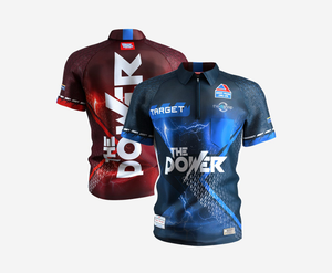 Target Darts Official Nathan Aspinall Small Collarless Short Sleeved Coolplay Playing Shirt