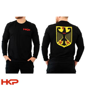 HK Men's Shirt - Long Sleeve - Bundesadler - Black