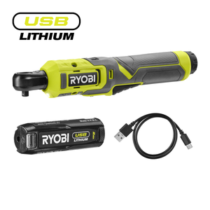 4V USB Lithium™ Cordless ¼″ Ratchet Wrench (1 x 2.0Ah)