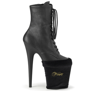Protector calzado PLEASER Negro Terciopelo - PSP-BVEL