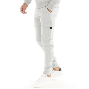 French Connection Mens FC Cargo Jogger Light Grey Mel