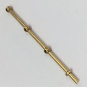 3 Hole Brass Rail Stanchion Ball Type 20mm Pack of 10