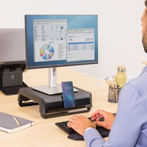 Breyta™ Black Monitor Riser