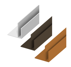 Eurocell uPVC Shiplap Cladding Starter Trim - White, 5m x 34mm