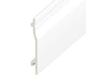 Eurocell uPVC Shiplap Cladding Board - White, 5m x 125mm