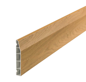 Eurocell uPVC Skirting Board - English Oak, 5m x 100mm (Chamfered)