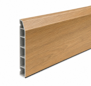Eurocell uPVC Skirting Board - English Oak, 5m x 150mm (Chamfered)