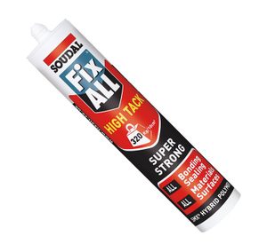 Soudal White Fix All High Tack Sealant Adhesive - 290ml