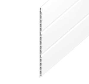 Eurocell uPVC Hollow Soffit Board – White, 5m x 300mm