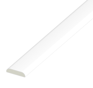 Eurocell uPVC Multi-Purpose Trim - White, 5m x 25mm