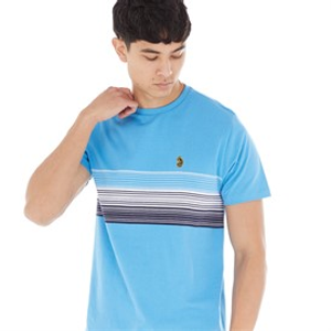 LUKE 1977 Mens Nashville T-Shirt Atlantic/White/Navy