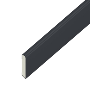 Eurocell uPVC Multi-Purpose Trim - Anthracite Grey Smooth, 5m x Width 30mm