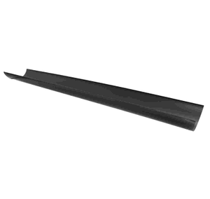 Aquaflow Black Half Round Gutter - 112mm x Length 4m