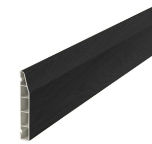 Eurocell uPVC Skirting Board - Anthracite Grey, 5m x 150mm (Chamfered)