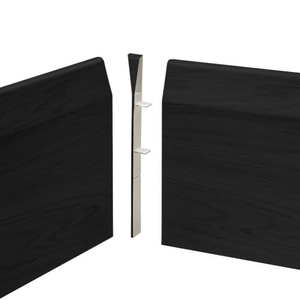 Eurocell uPVC Skirting Board Internal Corners 4 Pack Anthracite Grey - 150mm (Chamfered)