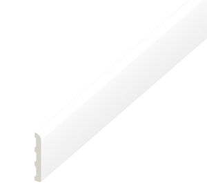 Eurocell uPVC Multi-Purpose Trim - White, 5m x 60mm (Castellated)