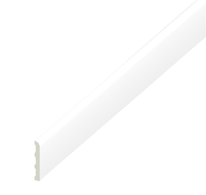 Eurocell uPVC Multi-Purpose Trim - White, 5m x 40mm (Castellated)