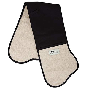 AGA Cookshop Black & Cream Traditional Double Oven Glove