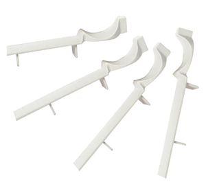 Eurocell uPVC Skirting Board Internal Corners 4 Pack White - 150mm (Ogee)