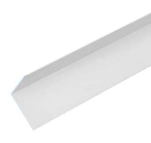 Eurocell uPVC Rigid Angle Trim - White, 5m x 40mm x 40mm