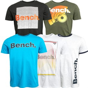 Bench Mens Hombi Five Pack T-Shirts Mixed