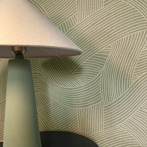 Belgravia Decor Maya Geometric Green Wallpaper - 1725