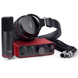 Focusrite Scarlett Solo Studio G4 USB Interface w/ Mic & Headphones