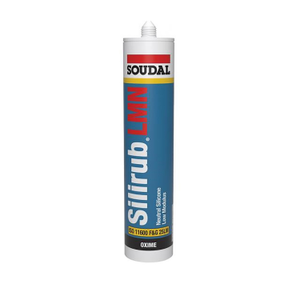 Soudal Anthracite Grey Silirub LMN Silicone Sealant - 300ml