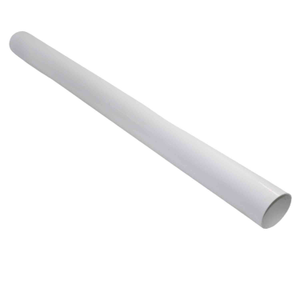 Aquaflow White Round Guttering Downpipe - 68mm x Length 5.5m